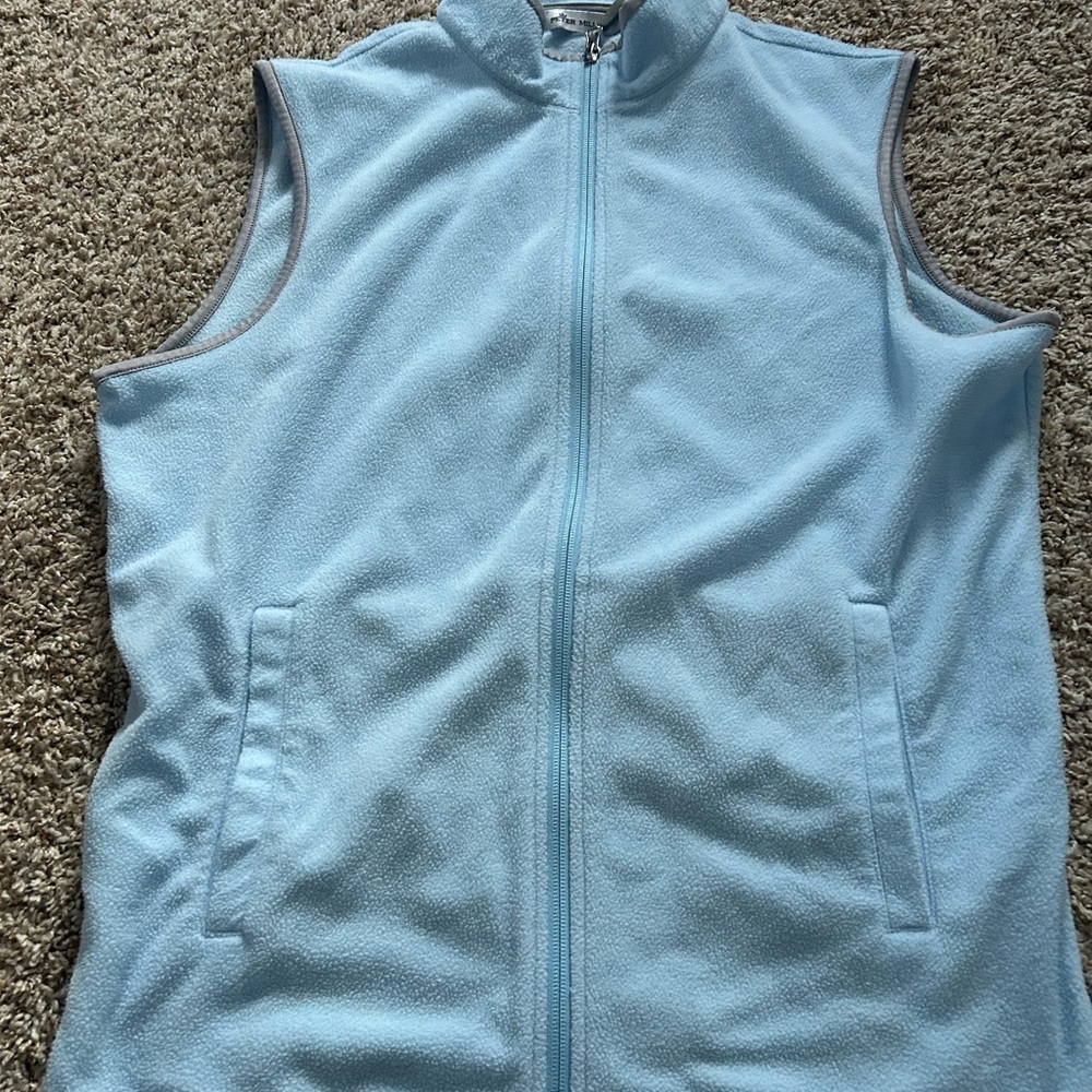 Peter Millar Sky Blue Fleece Vest